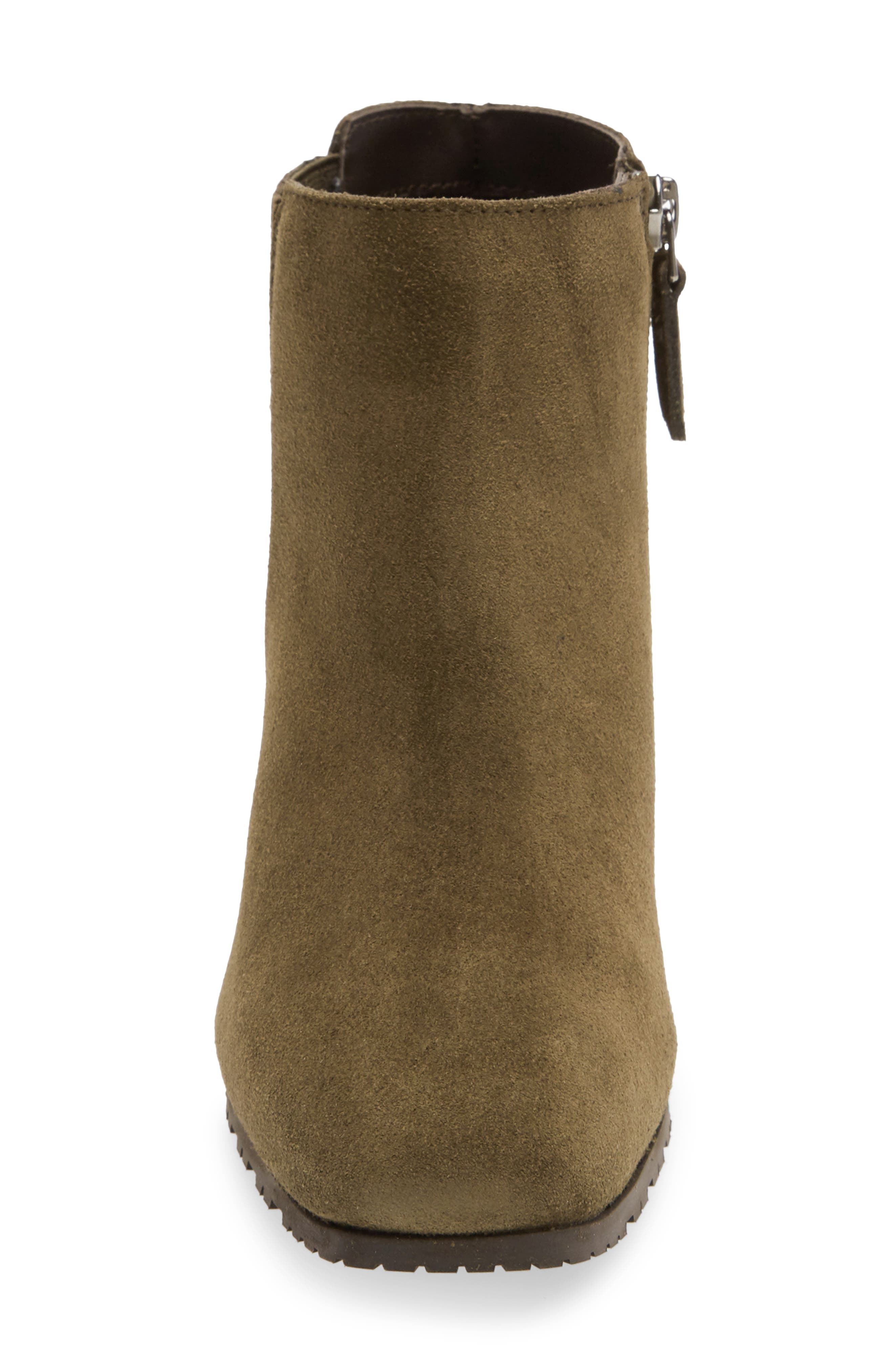 Weatherproof Block Heel Bootie, Alternate, color, HERB