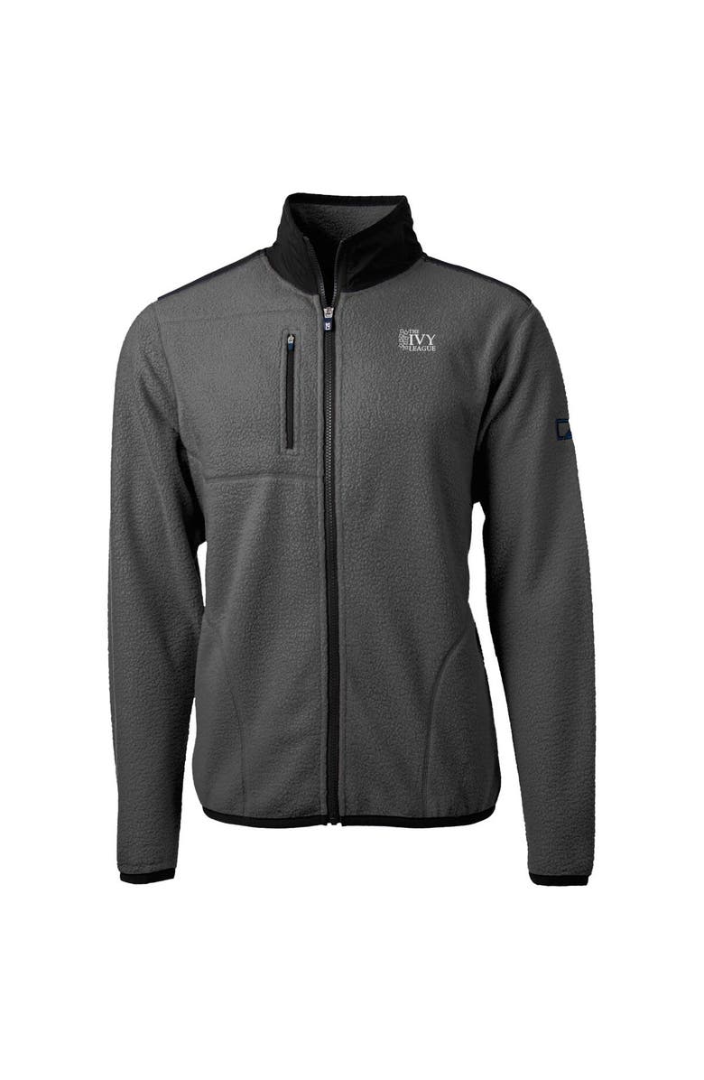 Cutter & Buck Men's Cutter & Buck Gray Ivy League Cascade Eco Sherpa Fleece Full-Zip Jacket, Alternate, color, Gray