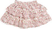 Sweet Wink Berry Floral Skort