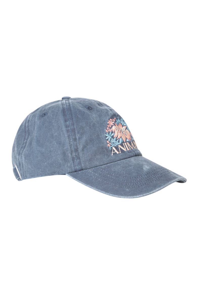 Laura Embroidered Baseball Cap, Alternate, color, Navy