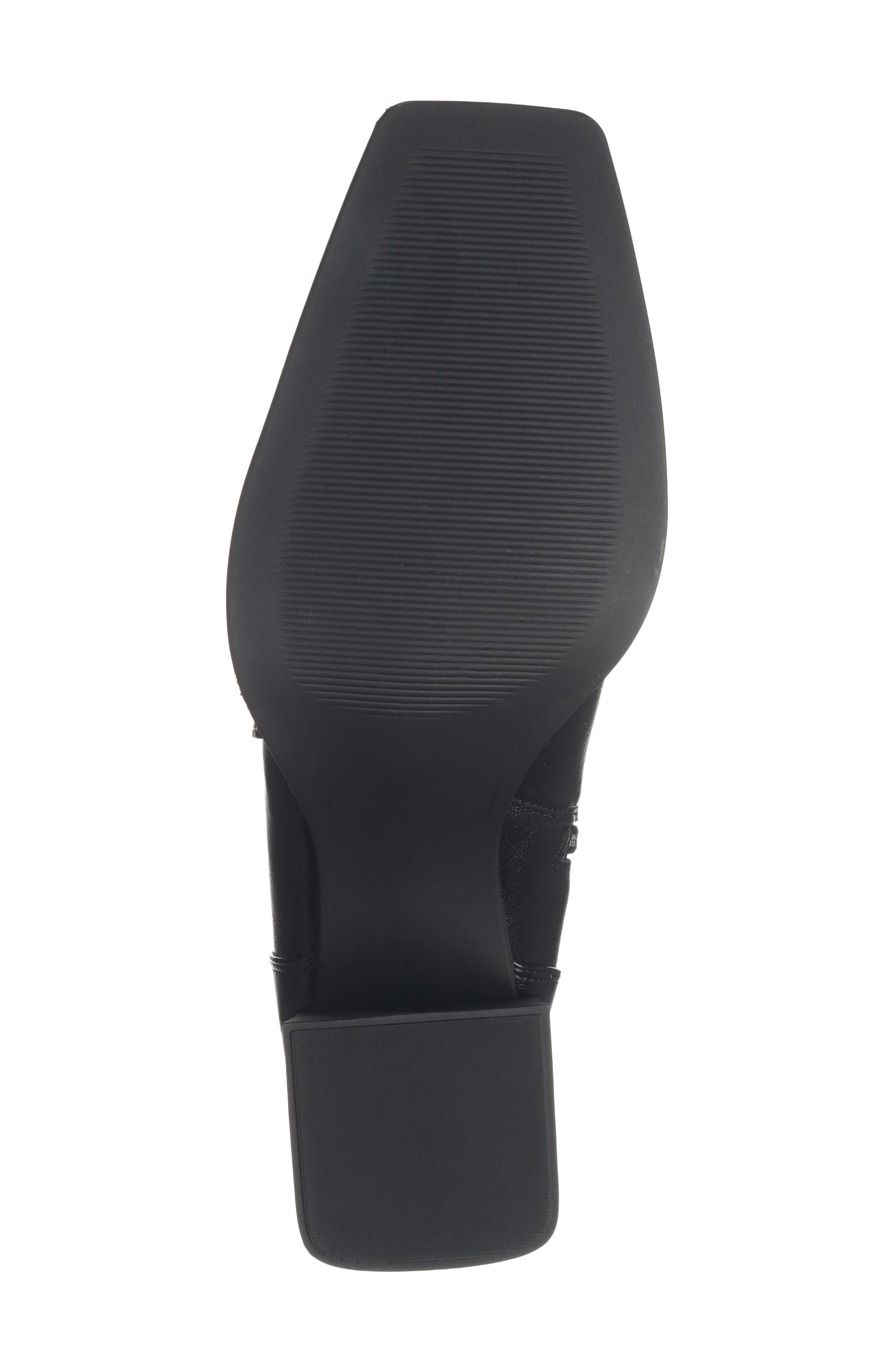 Steve Madden Vallie Square Toe Bootie, Alternate, color, Black