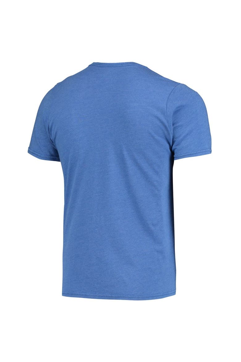 Men's Majestic Threads Aaron Donald Royal Los Angeles Rams Tri-Blend Player Graphic T-Shirt, Alternate, color, Royal