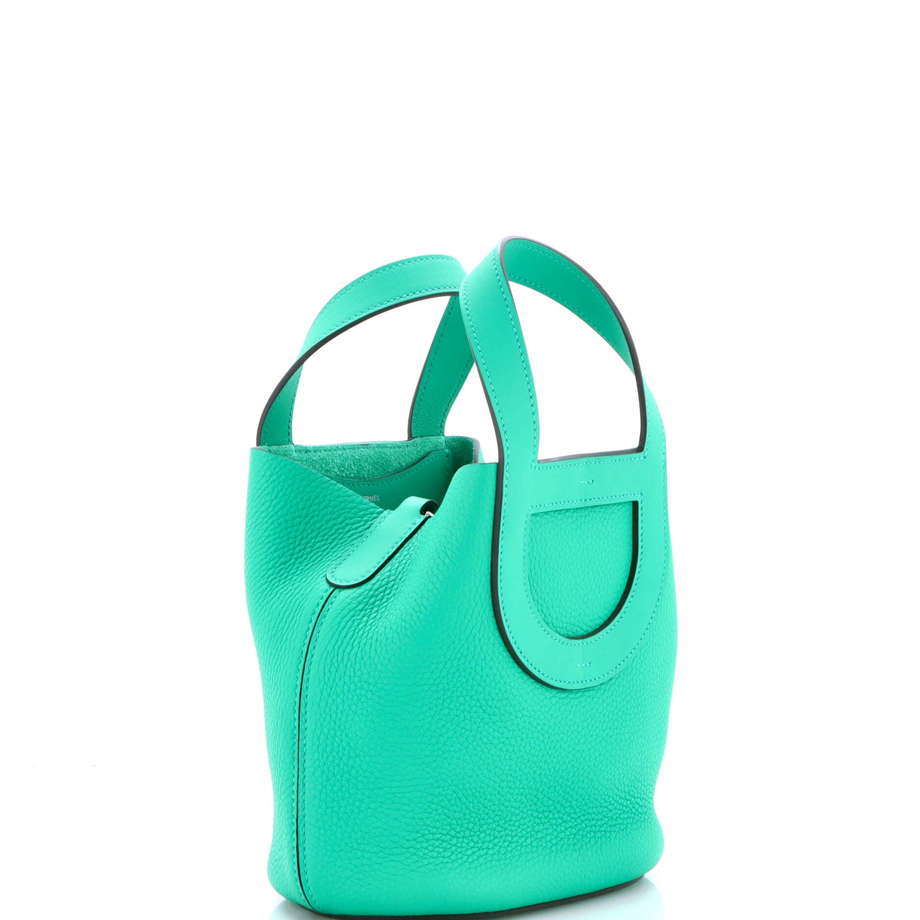 Pre-Owned Hermes In-The-Loop Bag Clemence with Swift 18, Alternate, color, Menthe