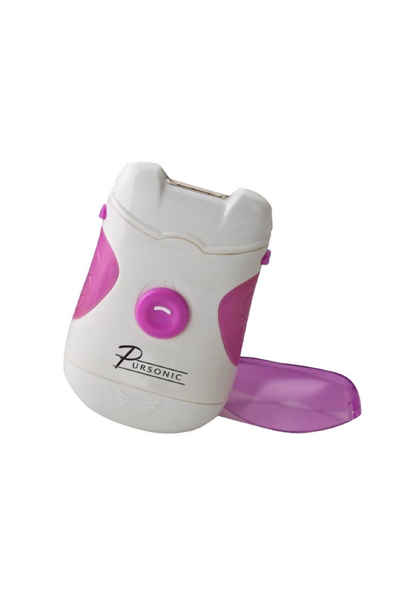 Portable Electric Nail Trimmer & Filer, Main, color, Pink