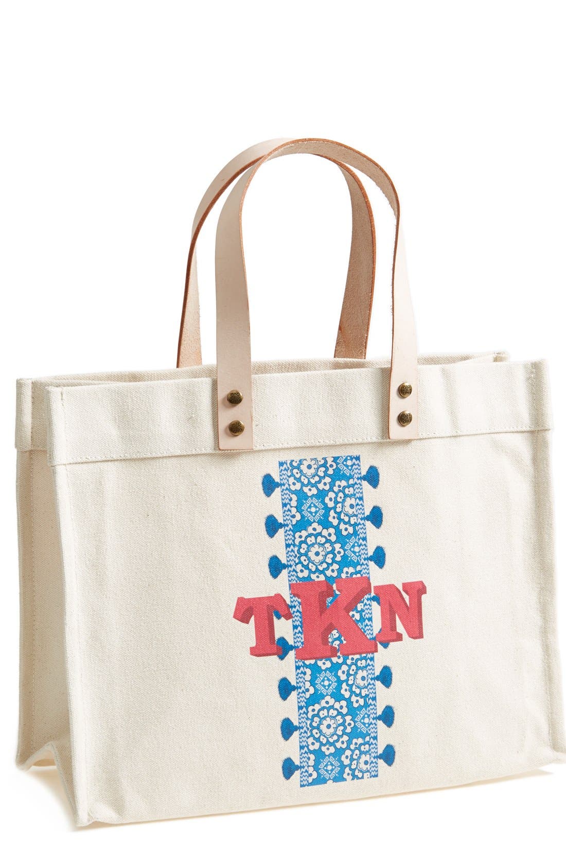small classic monogram canvas tote, Main, color, MARRAKECH