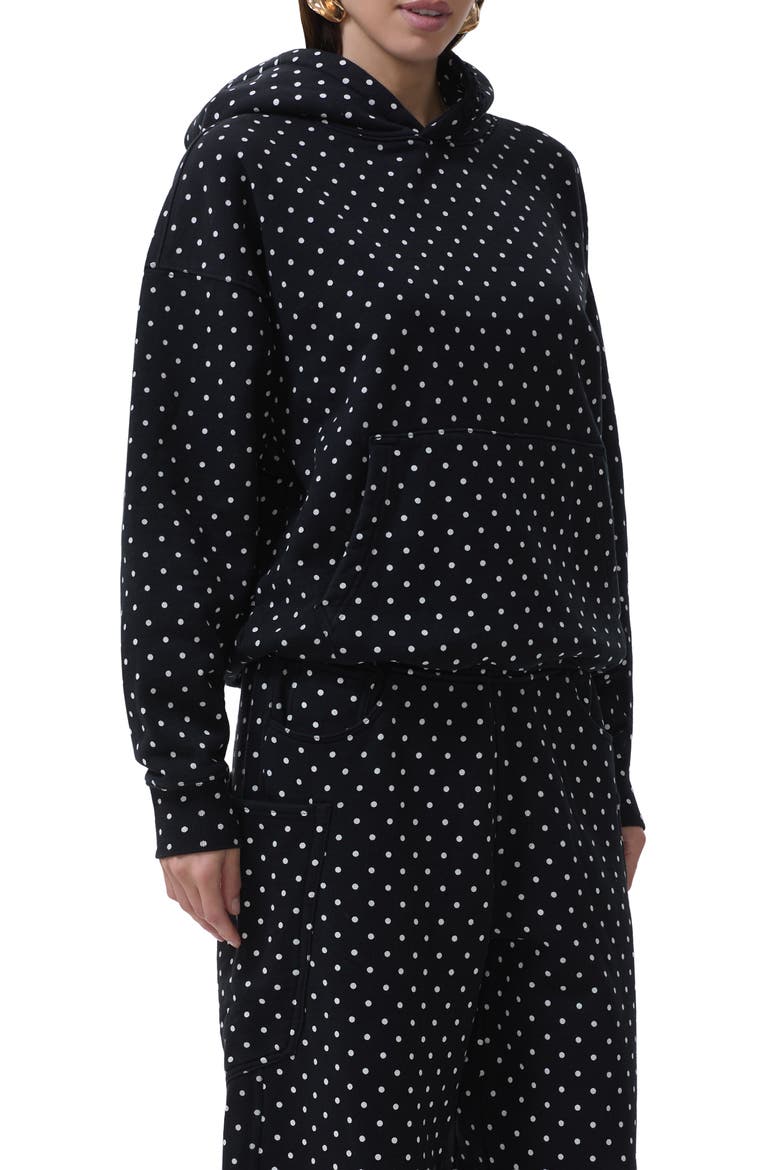Blake Cotton Hoodie, Alternate, color, NOIR MICRO DOT
