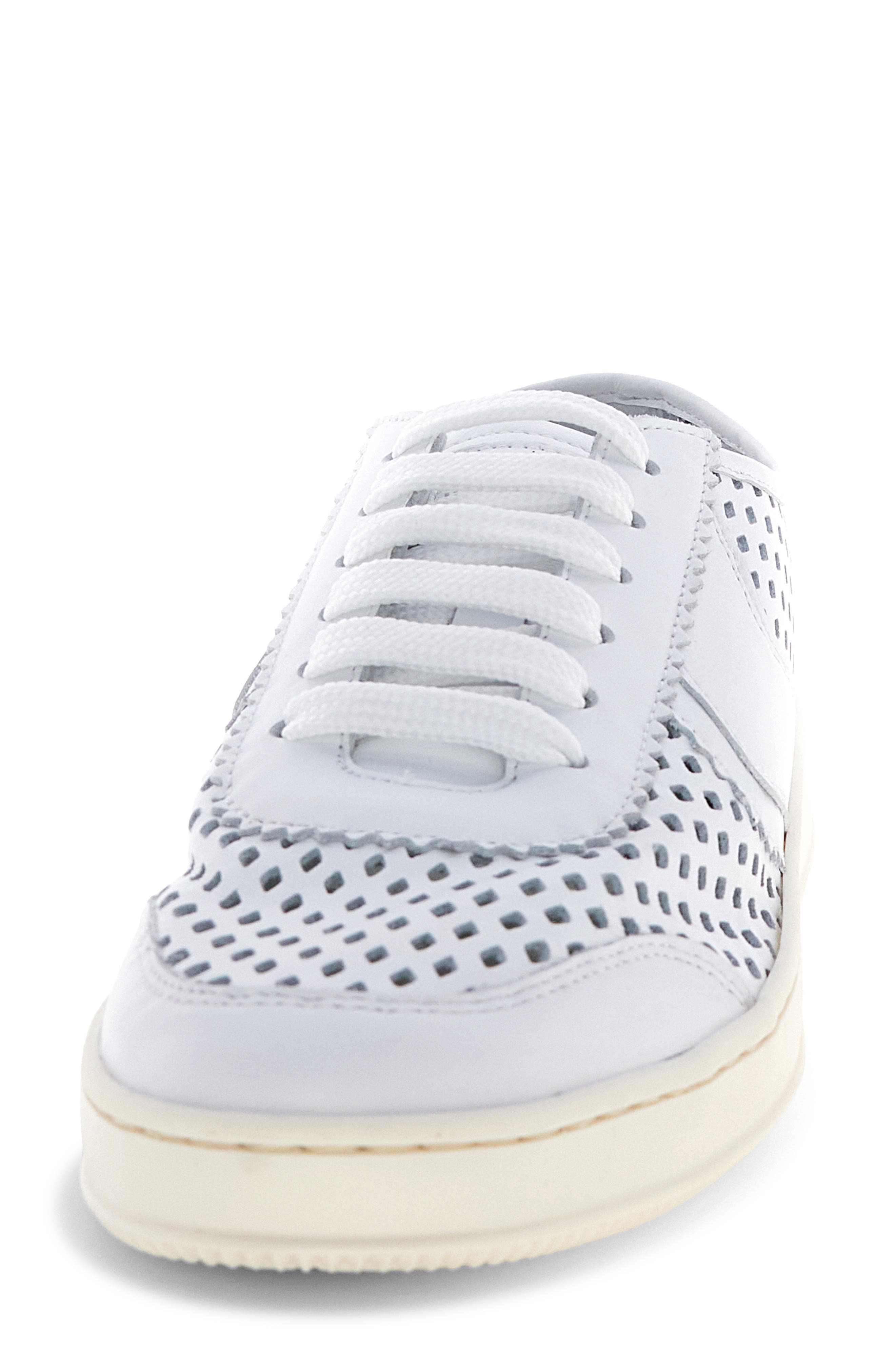 Voile Blanche Rita Perforated Sneaker, Alternate, color, White