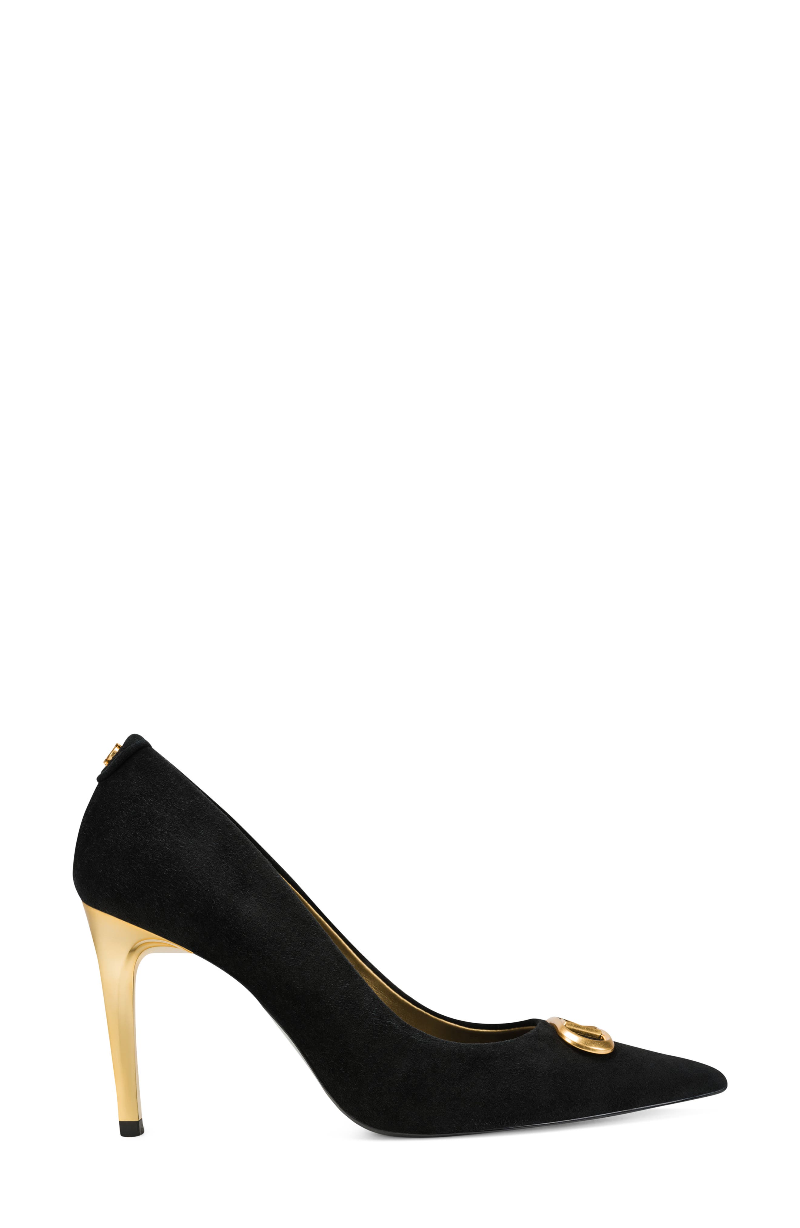 Panthia Pointed Toe Pump, Alternate, color, BLACK