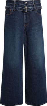 Sacai Belted Denim Pants