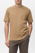 MANGO Regular Fit Medium Weight Cotton T-Shirt