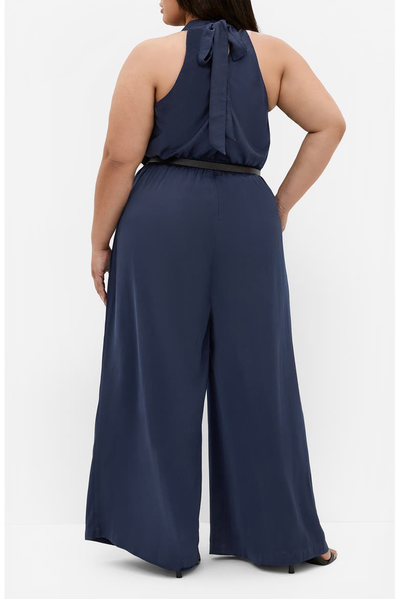 Clara Wide Leg Jumpsuit, Alternate, color, NAVY