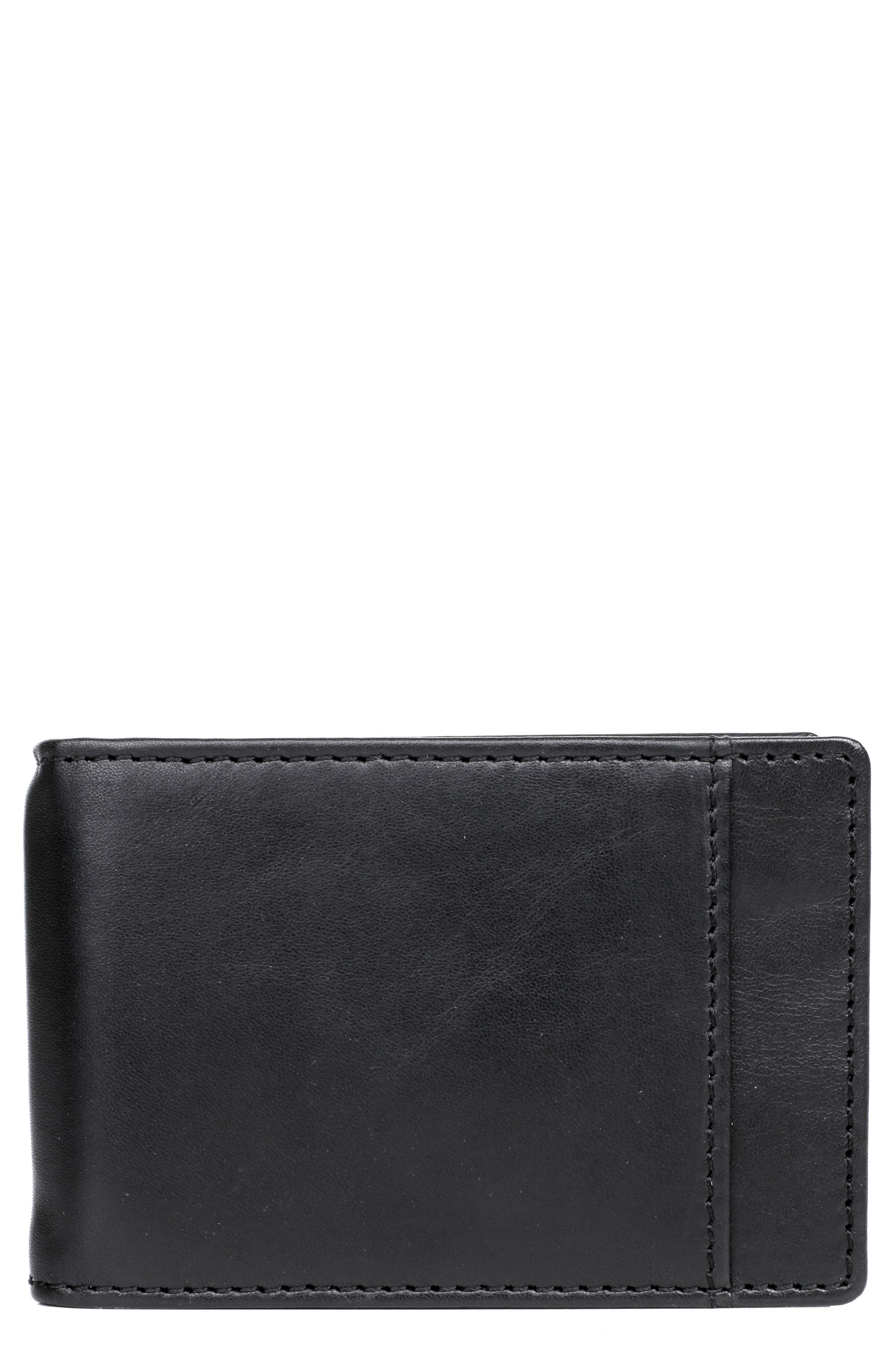 Front Pocket Clip Flip Leather Wallet