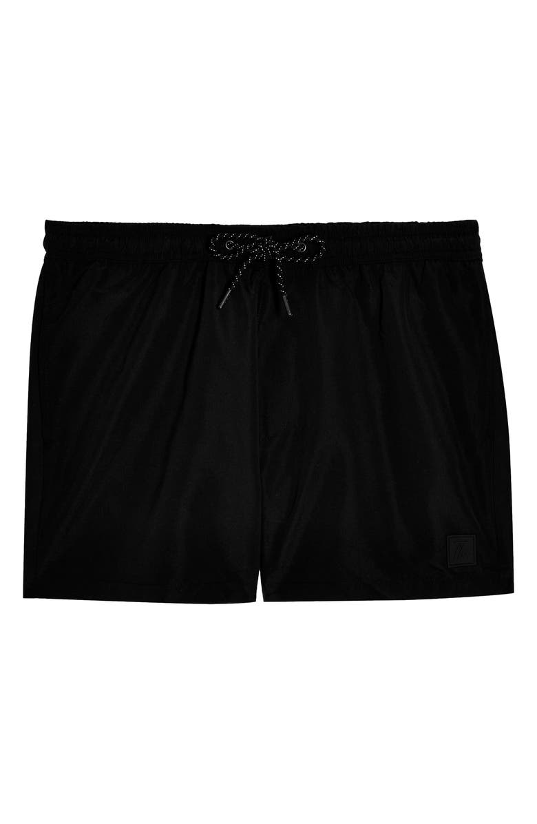 Topman Hester Solid Swim Trunks, Alternate, color, 