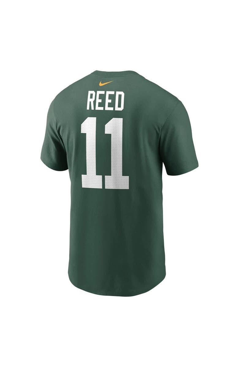 Nike Men's Nike Jayden Reed Green Green Bay Packers Name & Number T-Shirt, Alternate, color, Green