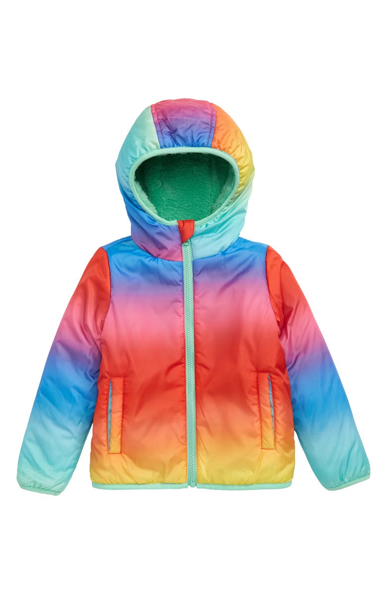 Tucker + Tate Kids' Reversible High Pile Fleece Hooded Jacket, Alternate, color, 