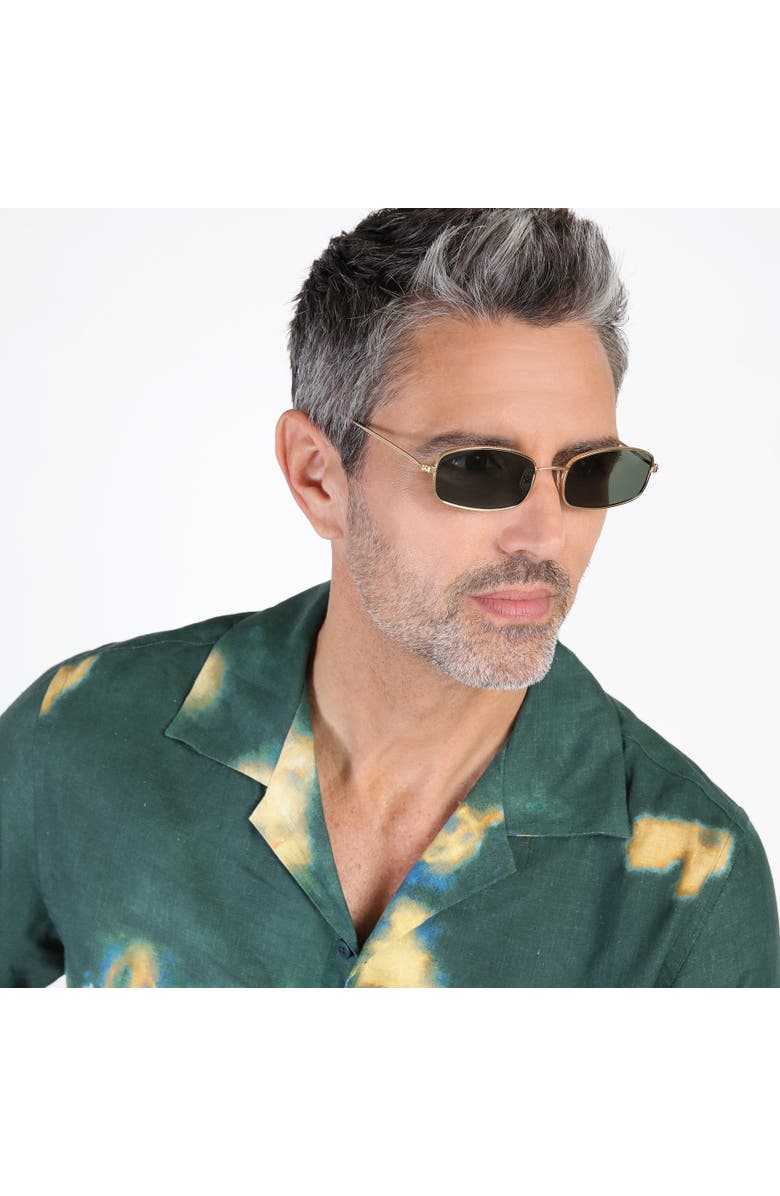 Illesteva Flushing Sunglasses, Alternate, color, Black / Red