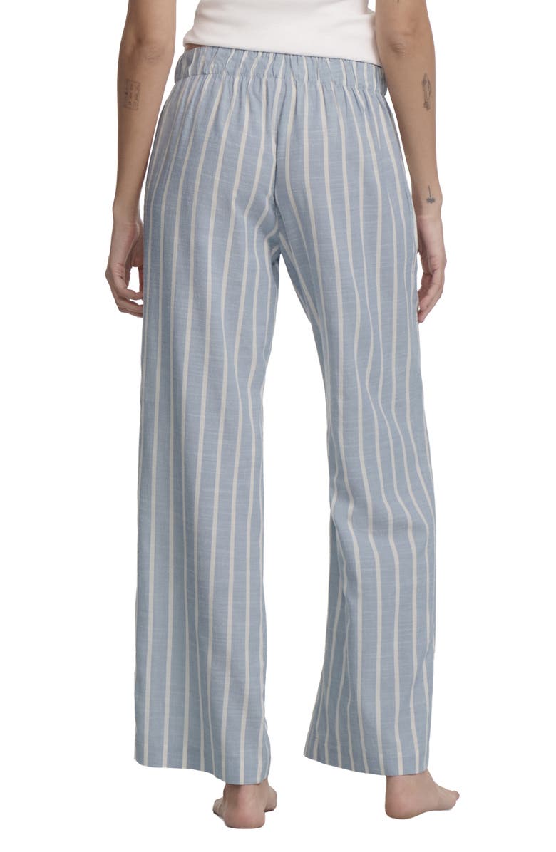 Eberjey Nautico Stripe Pajama Pants, Alternate, color, Classic Stp Slate Blu/ Ivor
