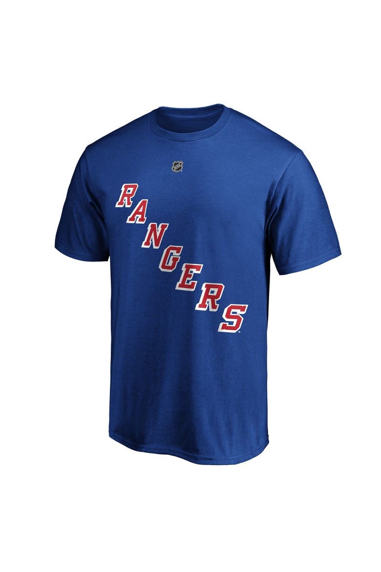 Men's Fanatics Branded Alexis Lafreniere Blue New York Rangers Big & Tall Name & Number T-Shirt, Alternate, color, Blue