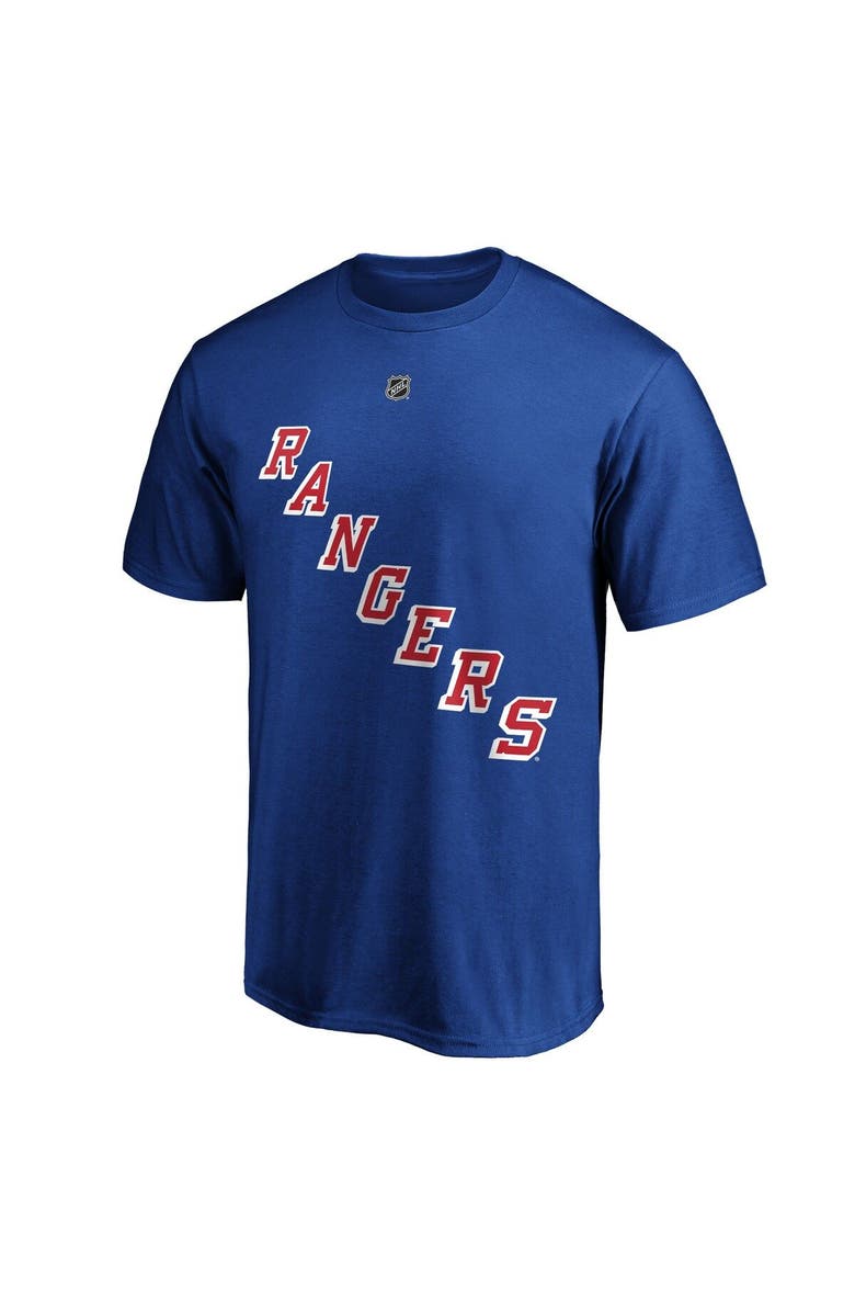 FANATICS Men's Fanatics Branded Alexis Lafreniere Blue New York Rangers Big & Tall Name & Number T-Shirt, Alternate, color, Blue