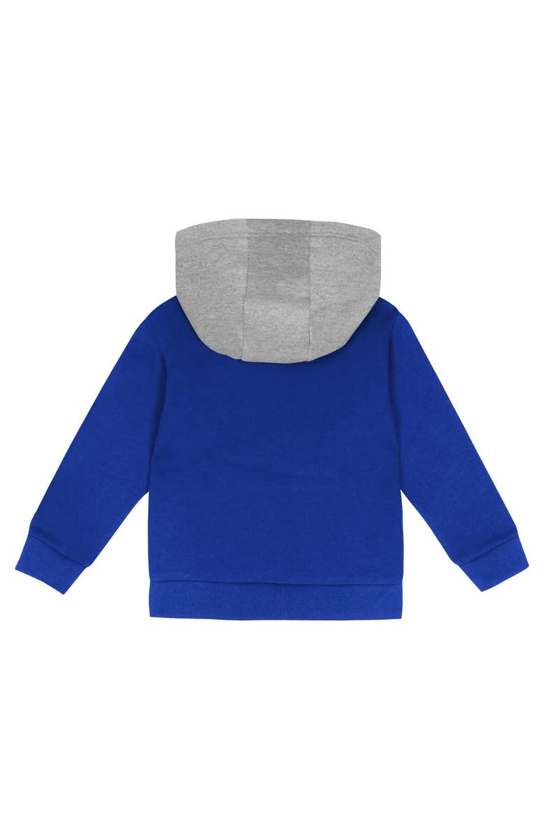 Outerstuff Toddler Heather Gray/Royal Chicago Cubs Wind Up Pullover Hoodie and Sweatpants Set, Alternate, color, 