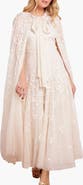 Needle & Thread Scatter Blossom Hooded Long Cape