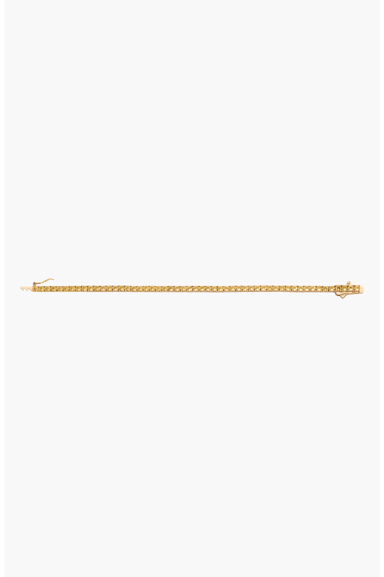 Lab Grown Citrine Tennis Bracelet, Alternate, color, Yellow Gold Vermeil