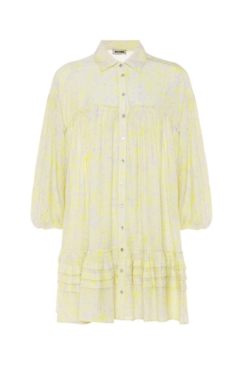 Nocturne Draped Mini Dress with Ruffle Detail, Alternate, color, 