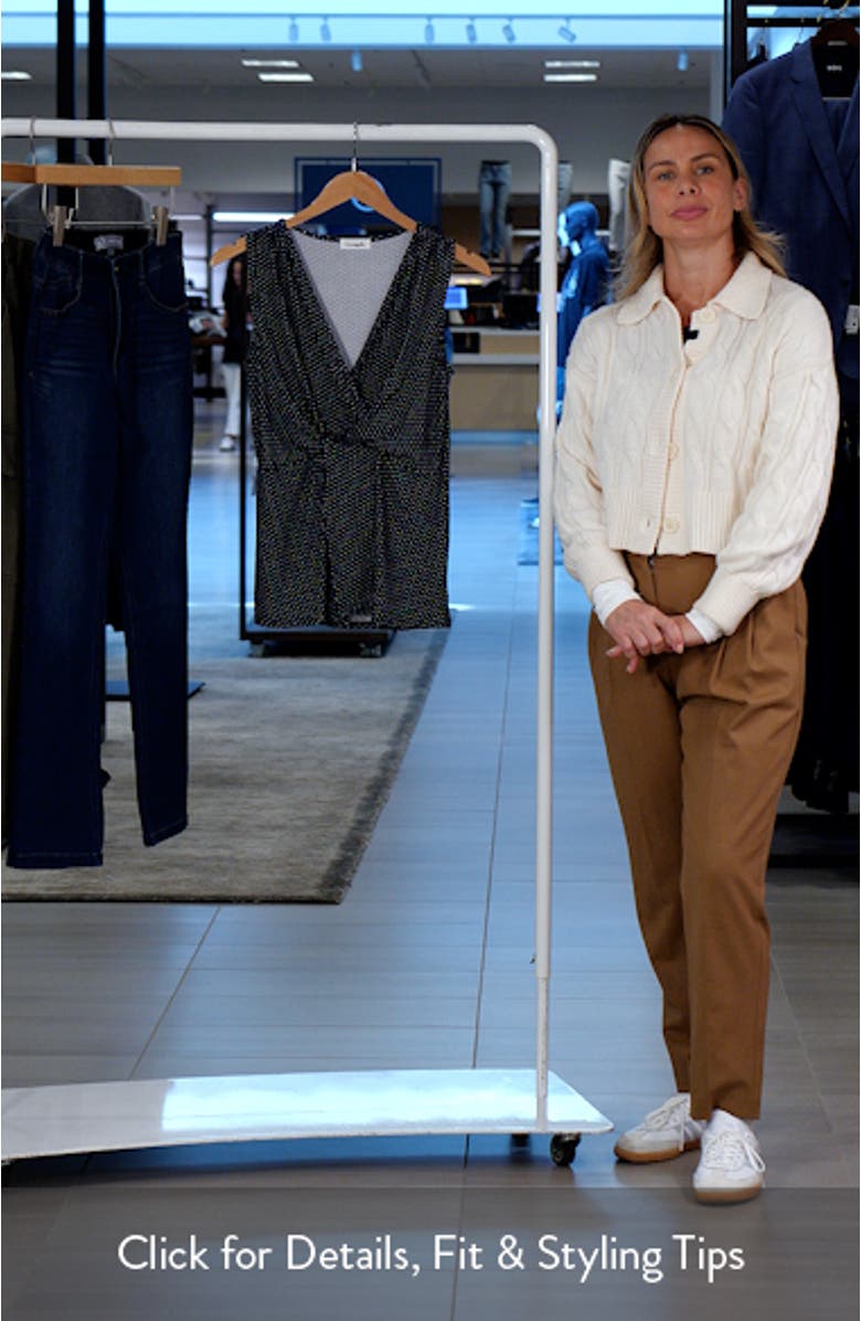 Twist Front Sleeveless Top, sales video thumbnail