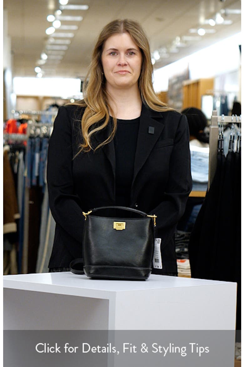 Mini Faux Leather Shopper Bag video