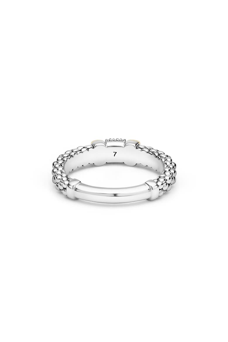 Signature Caviar 14k Gold Diamond Band Ring, Alternate, color, TWO-TONE