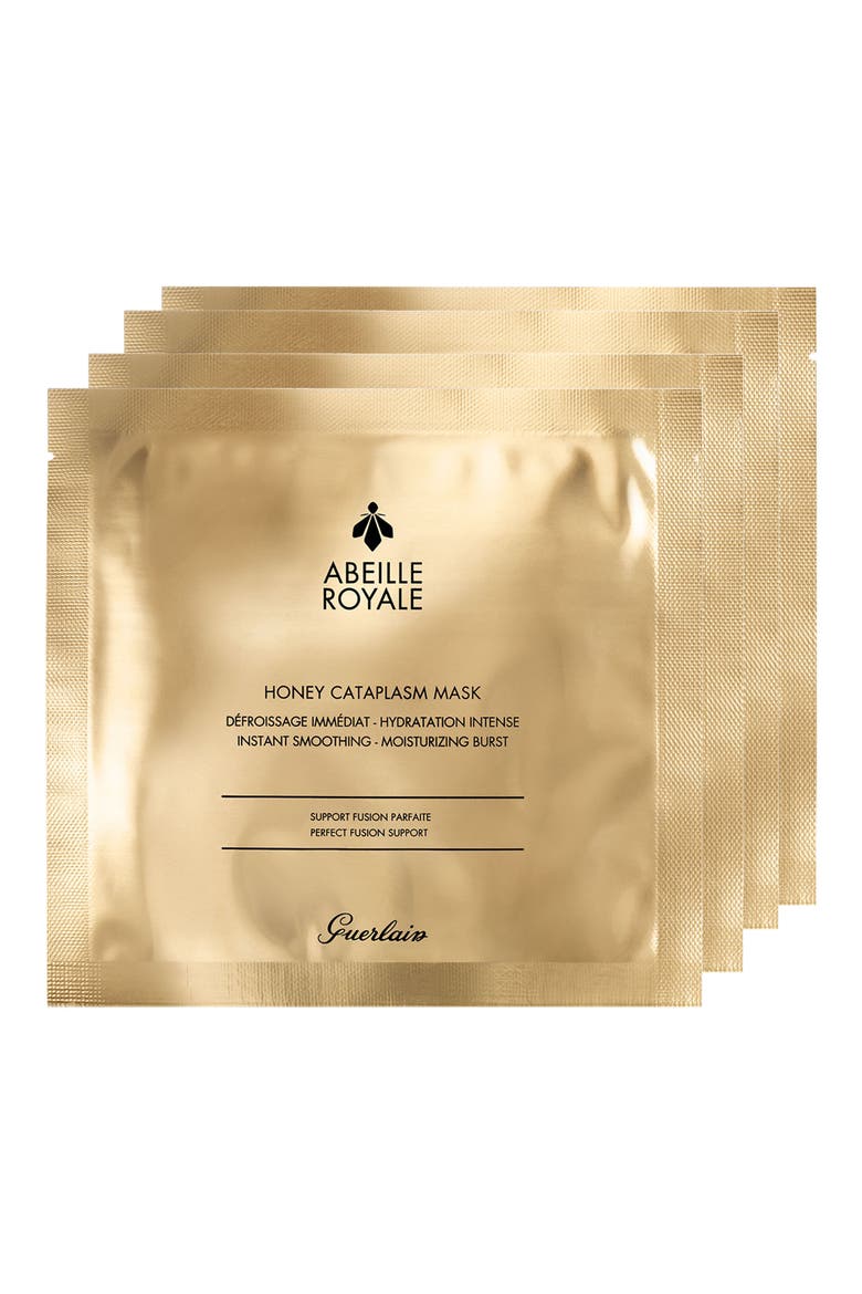 Set of 4 Abeille Royale Honey Sheet Mask, Alternate, color, NO COLOR