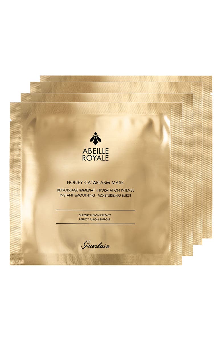 Guerlain Set of 4 Abeille Royale Honey Sheet Mask, Alternate, color,