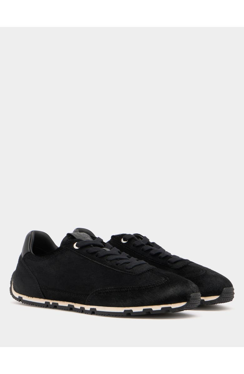 Bally Quarry Sneaker in Pony Hair, Alternate, color, Black