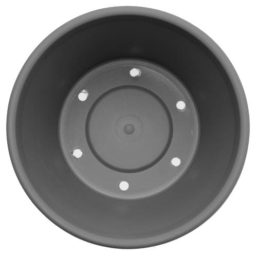 Bloem 20" Terra Pot Planter, Charcoal Gray In Gray