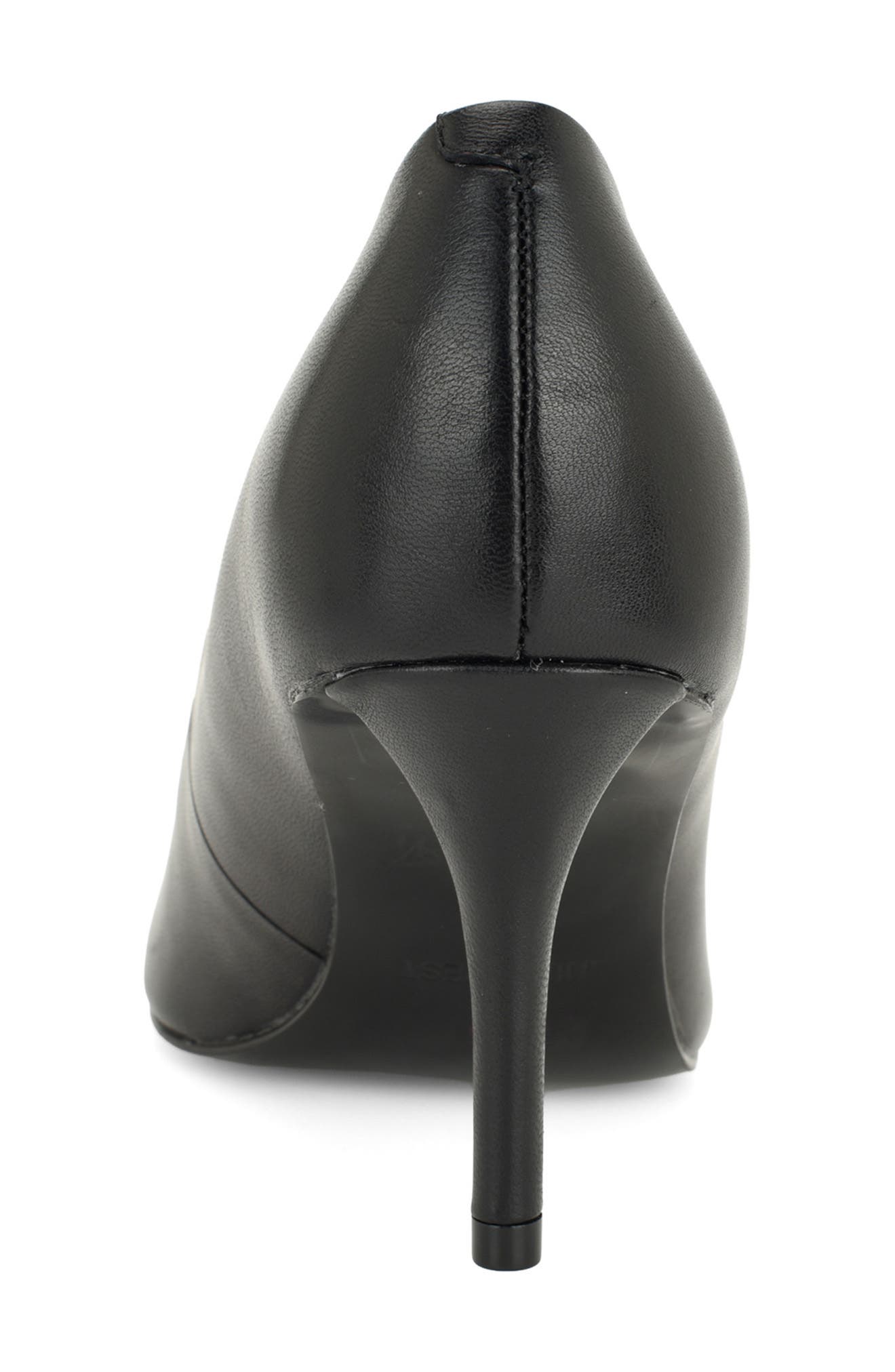 Merran Pointed Toe Pump, Alternate, color, BLACK