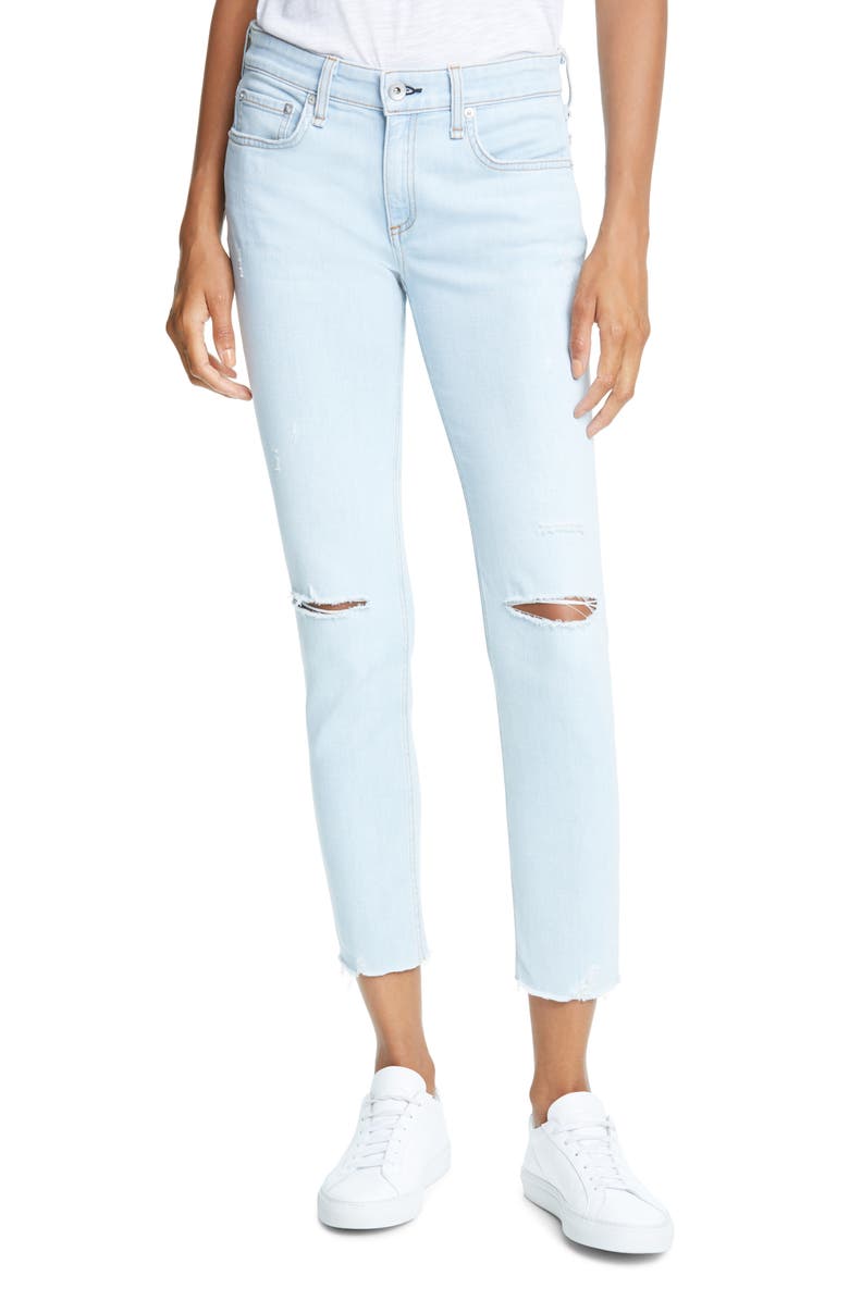 rag & bone Dre Slim Ankle Boyfriend Jeans, Main, color, 