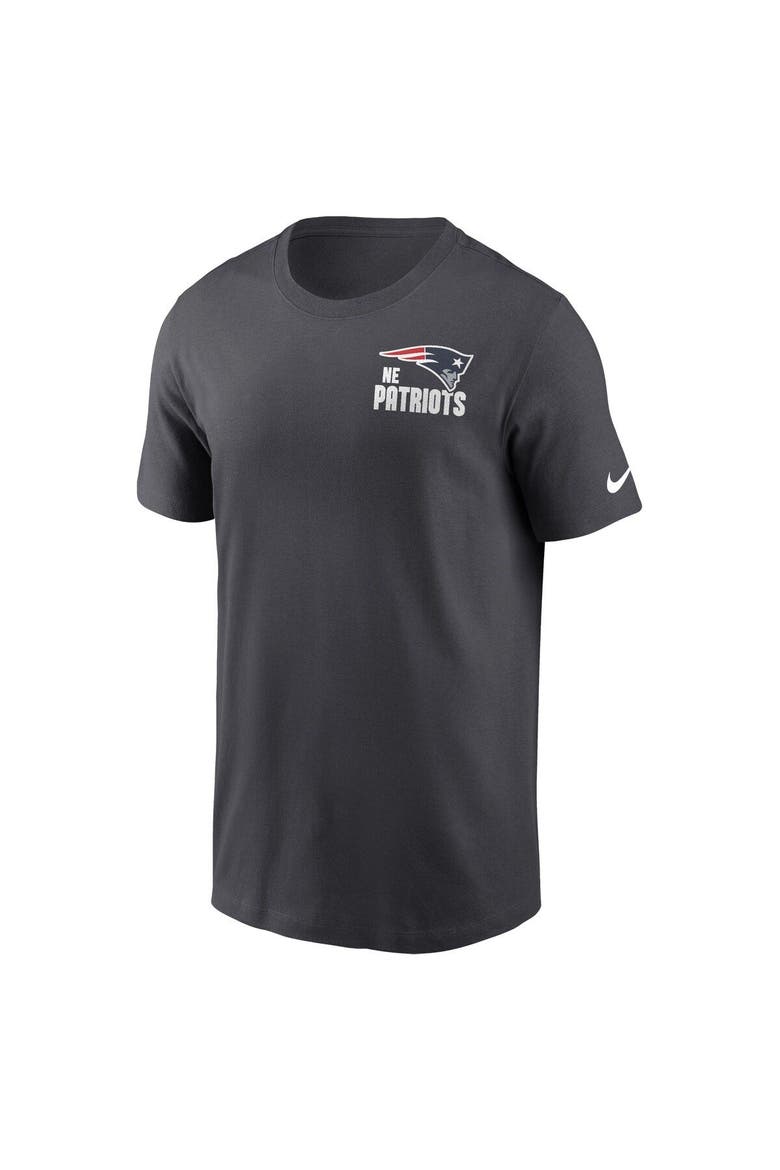 Men's Nike Anthracite New England Patriots Blitz Essential T-Shirt, Alternate, color, Anthracite