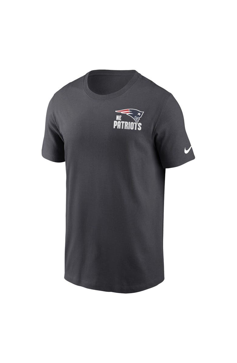 Nike Men's Nike Anthracite New England Patriots Blitz Essential T-Shirt, Alternate, color,
