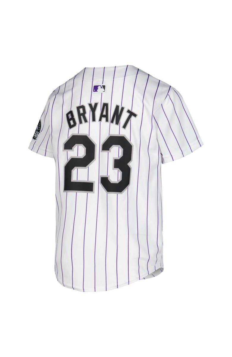 Nike Youth Nike Kris Bryant White Colorado Rockies Home Limited Player Jersey, Alternate, color, White