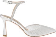 HARLO Australia Georgia Pearl - Pleated Tulle & Pearl Detail Bridal Heel