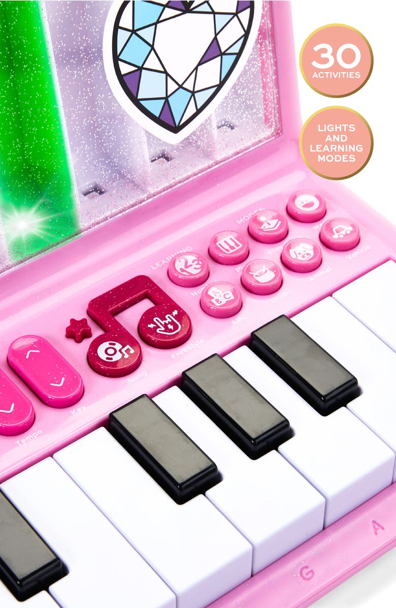 FAO Schwarz Preschool Toy Light Up Piano, Alternate, color, Light/ Pastel Pink