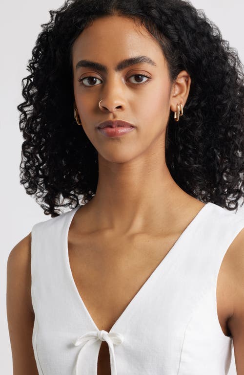 Open Edit Set Of 2 Oval Hoop Earrings
