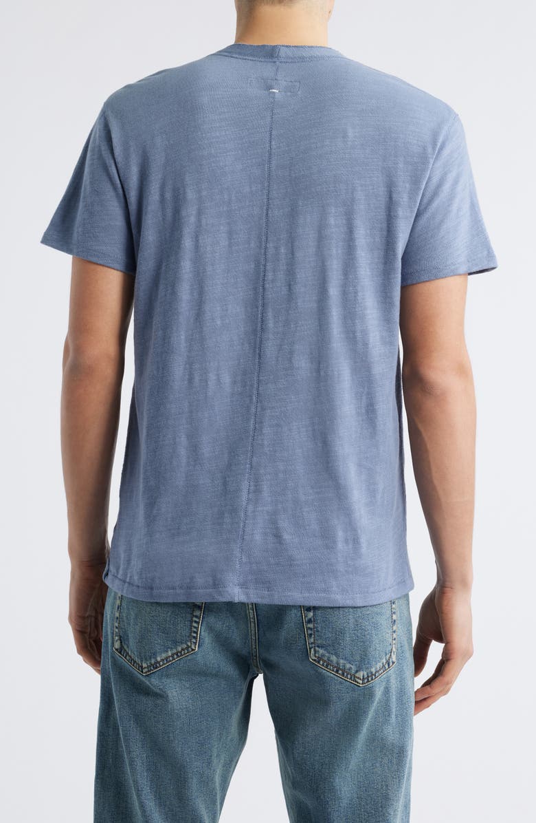 rag & bone Classic Short Sleeve Henley, Alternate, color, Sea Grey