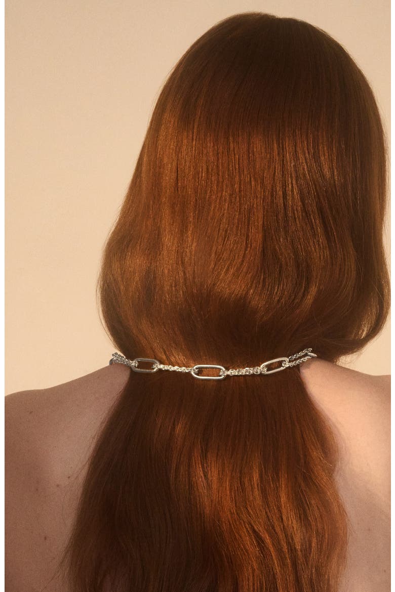 Naomi Necklace, Alternate, color, SILVER