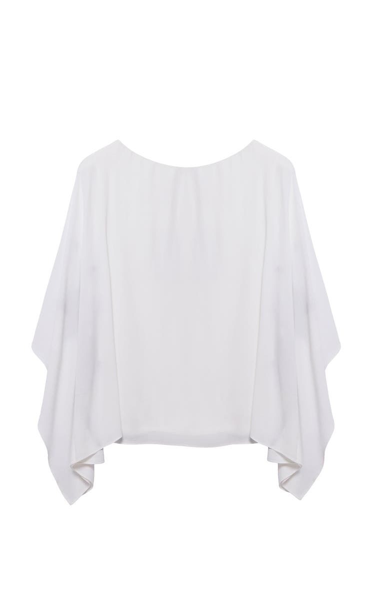 MINT VELVET Print Batwing Top, Alternate, color, Navy