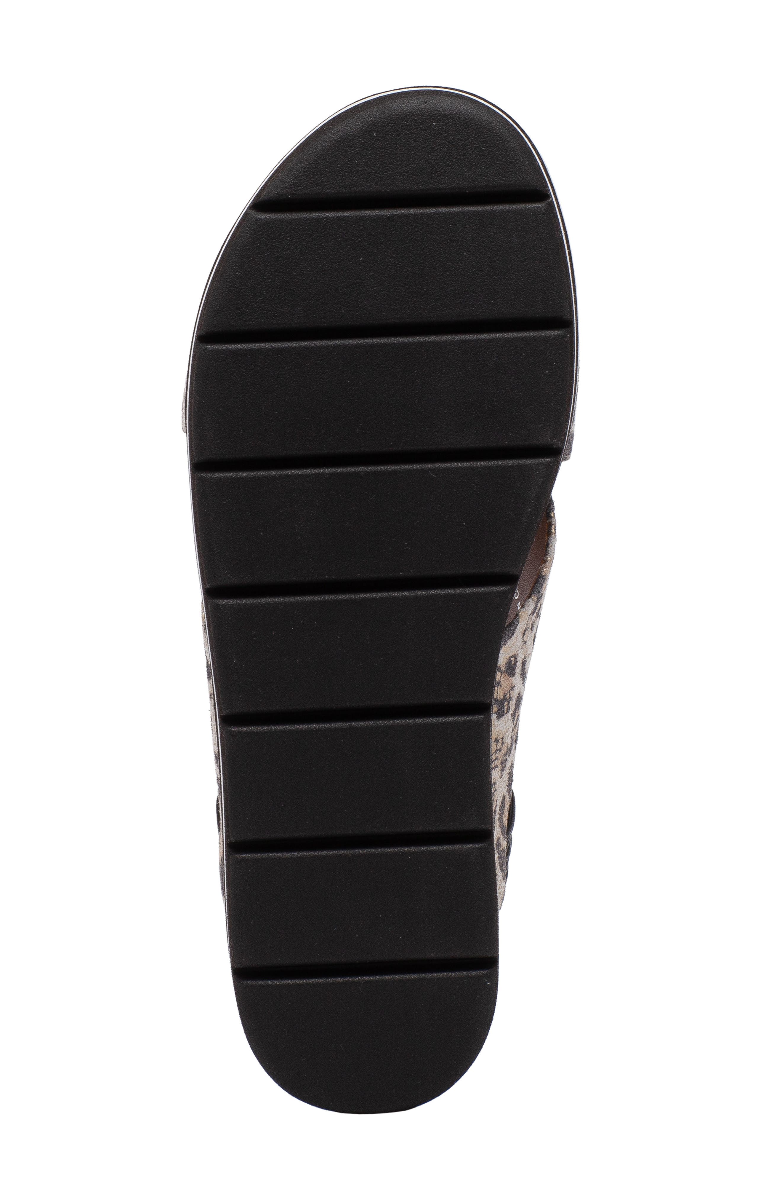 Linea Paolo Rhea Sandal, Alternate, color, Black/ Light Gold Leather