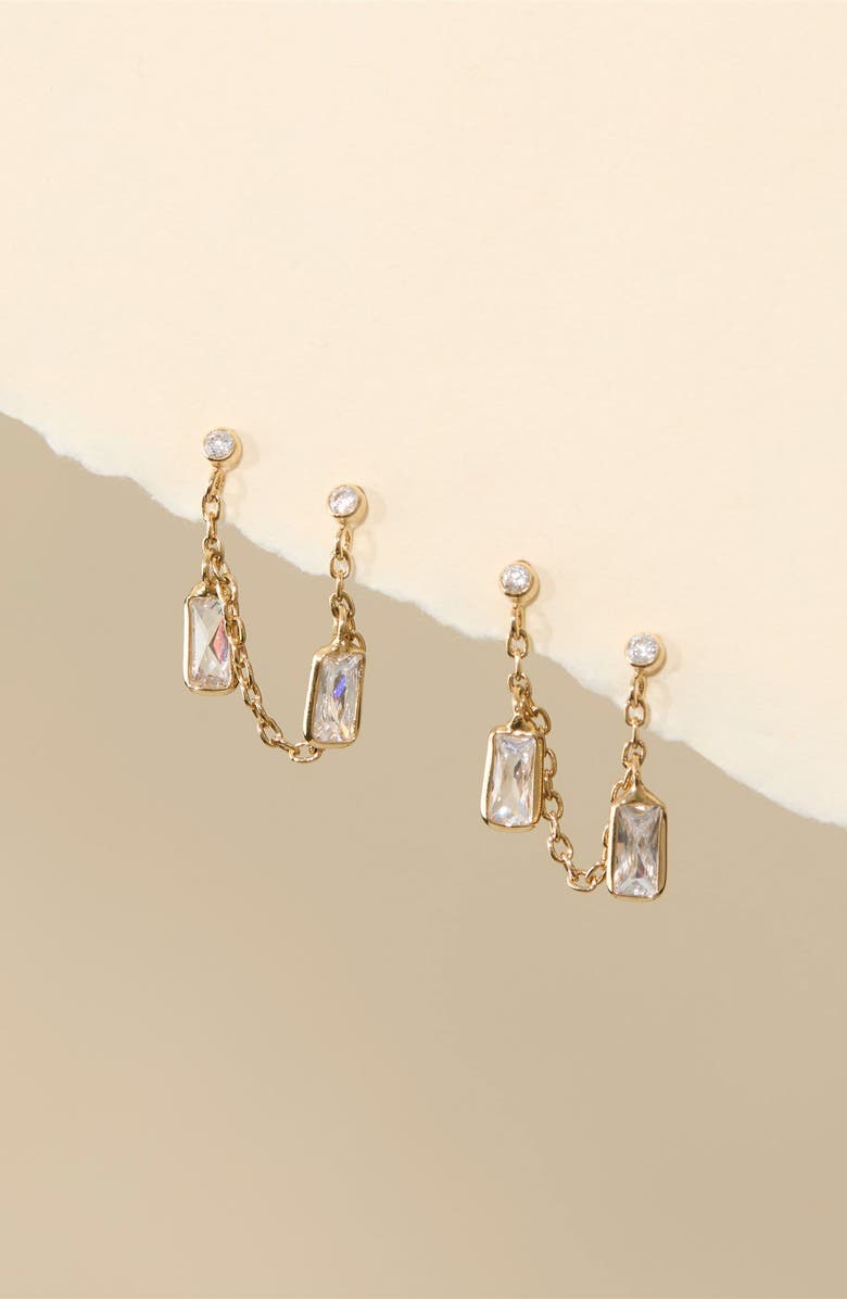 Set & Stones Suzie Drop Earrings, Alternate, color, Gold