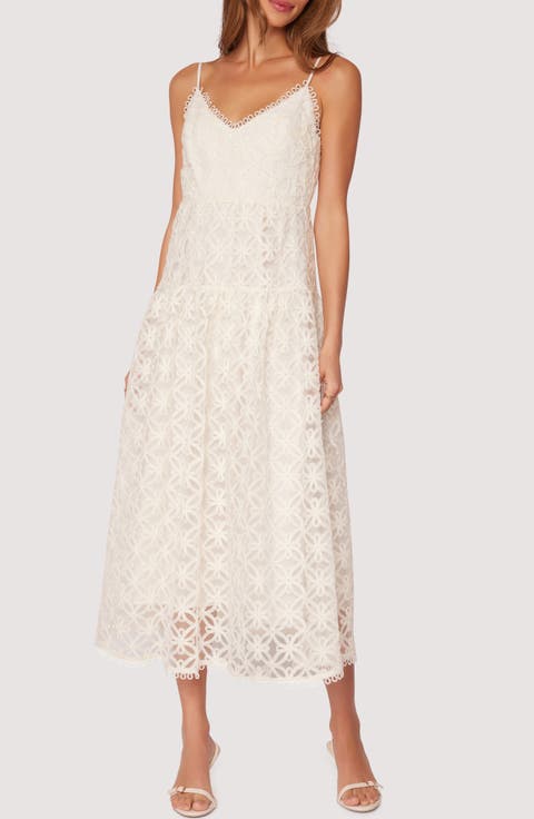 Magnolia Rev Soutache Midi Dress