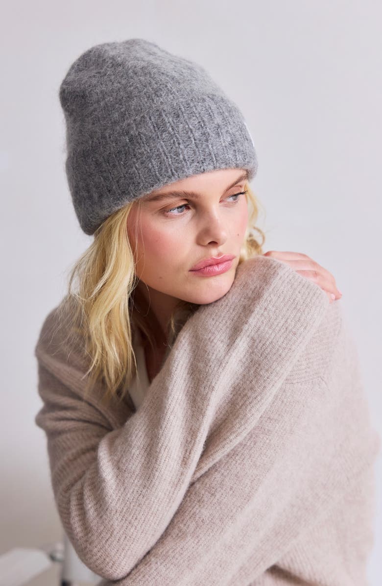 Arctic Fox & Co The Mohair & Merino Wool Blend Beanie, Alternate, color, Arctic Grey
