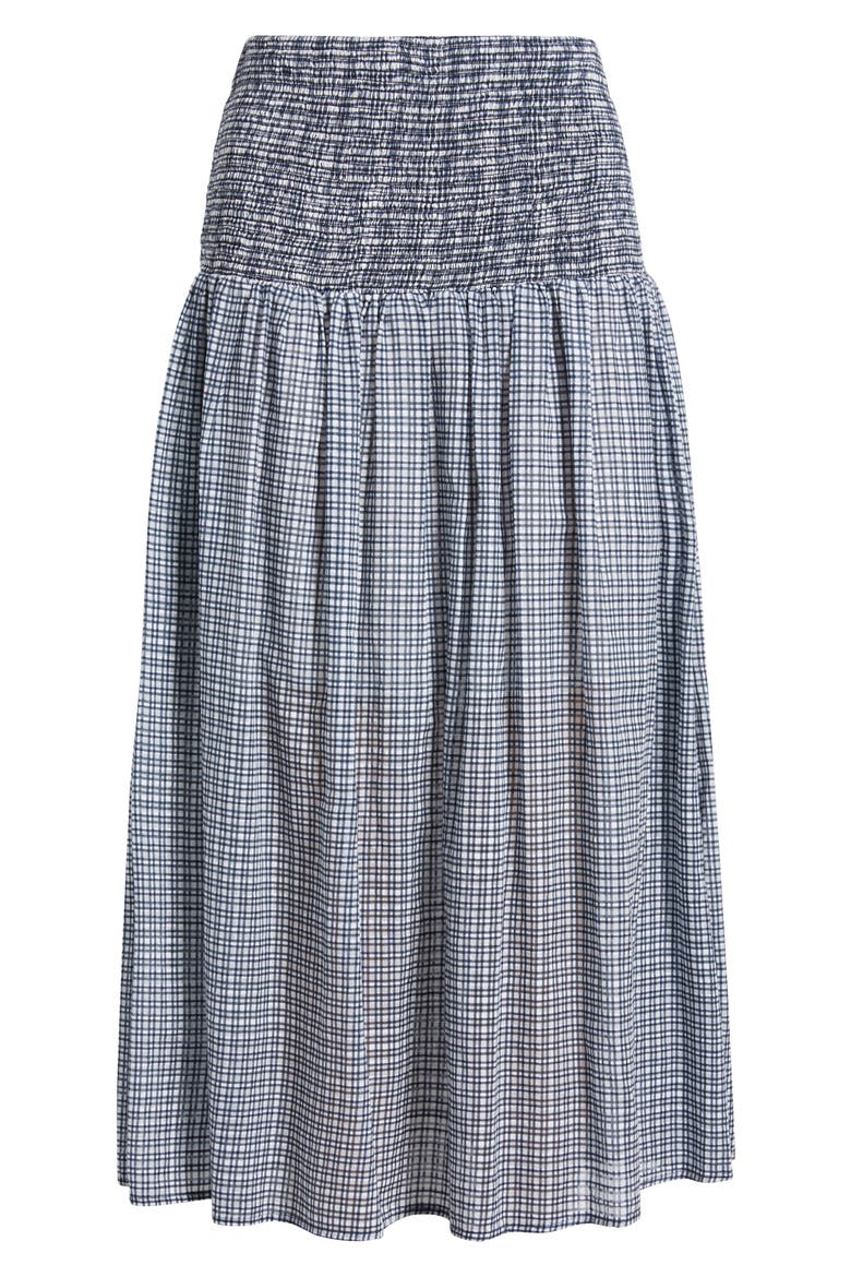 Tiered Smocked Waist Skirt, Alternate, color, PICNIC CHECK